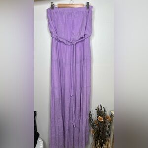 Sweet Lovely by Jen Lilac Bandeau Max Dress